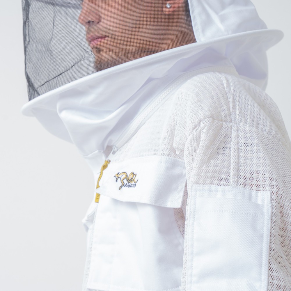 OZ ARMOUR BEEKEEPING JACKET VENTILATED THREE LAYER MESH ULTRA COOL BEE JACKET