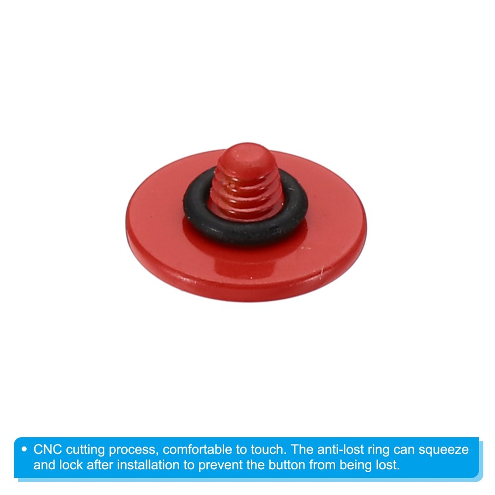 3 Pack Camera Shutter Button Shutter Release Button Convex Red