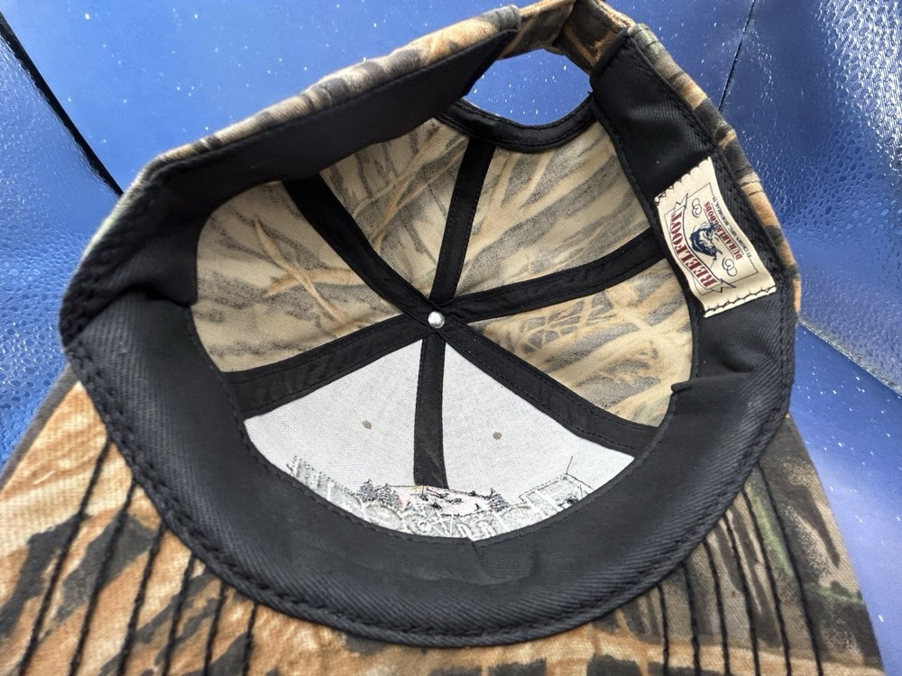 Flambeau Outdoors Camo Strapback Cap Hat Embroider Reelfoot One Size Adjustable