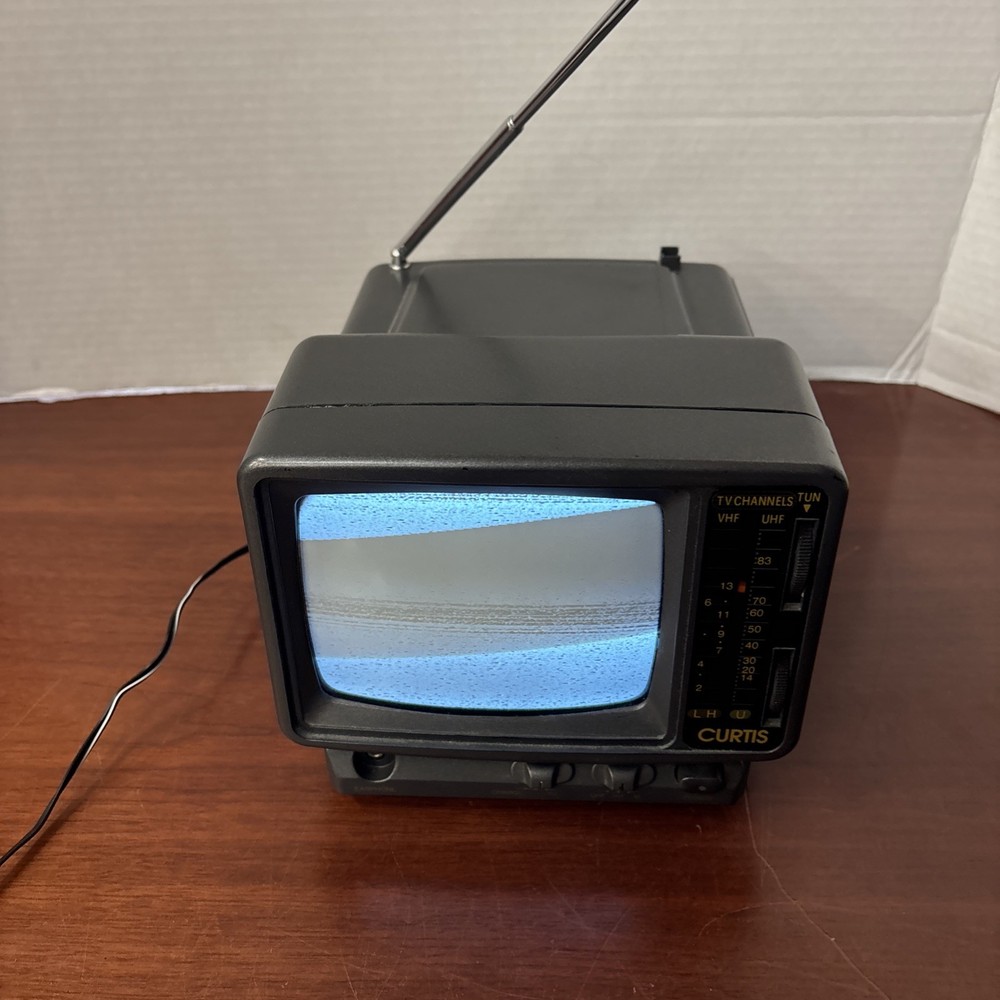 Curtis 5” Black & White TV RT055 ***Working