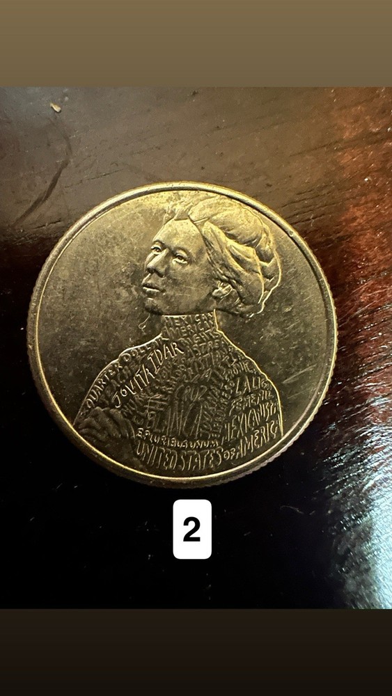 2-Error 25 Cent Coin Jovita Idar “In Cod We Trust”