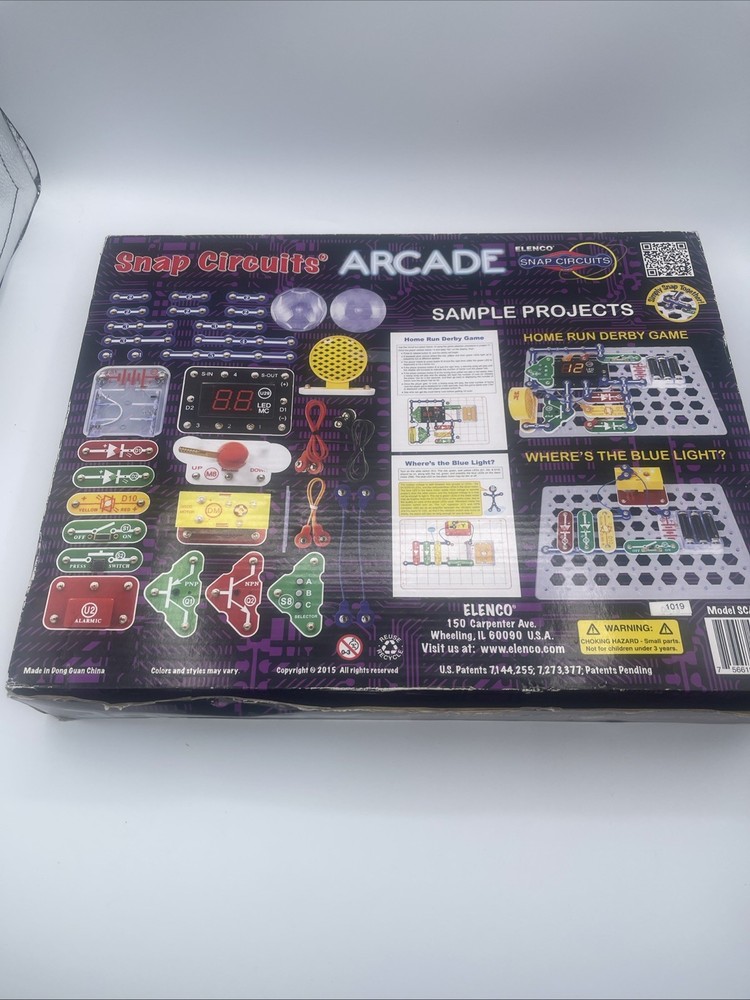 Snap Circuits Arcade Electronic Game STEM Kit 200 Projects Learning Fun