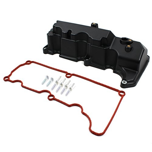 Left Side Engine Valve Cover with Gasket & Mounting Bolt Set Compatible with
