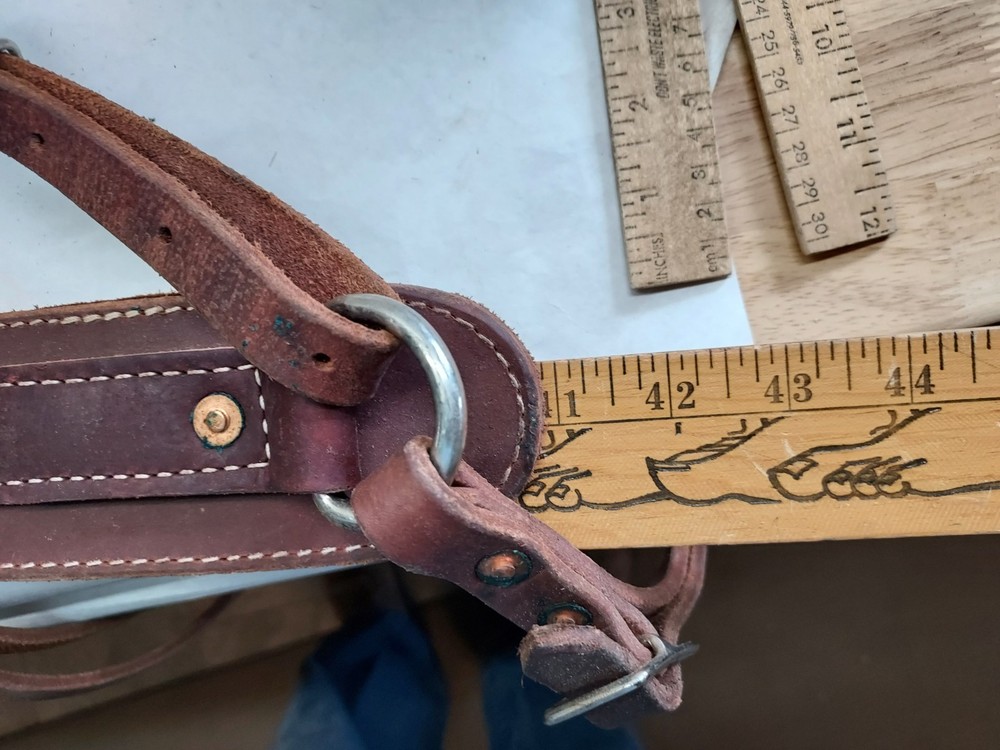 Western Saddle or Sawbuck Leather Breeching