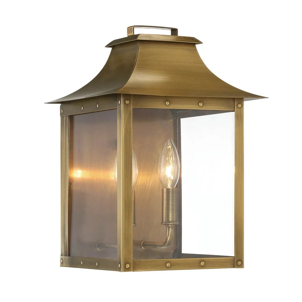 Acclaim Lighting Manchester 9.25" Wall Sconce - Brass 2-Light