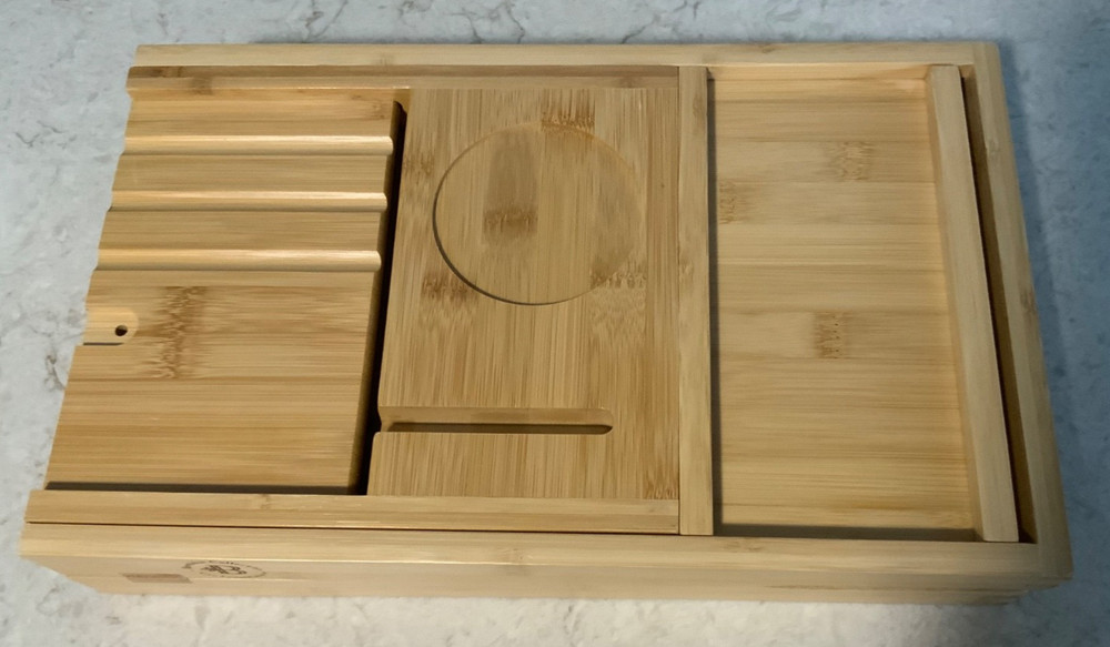 bamboo bath tray -Bambusi Collection