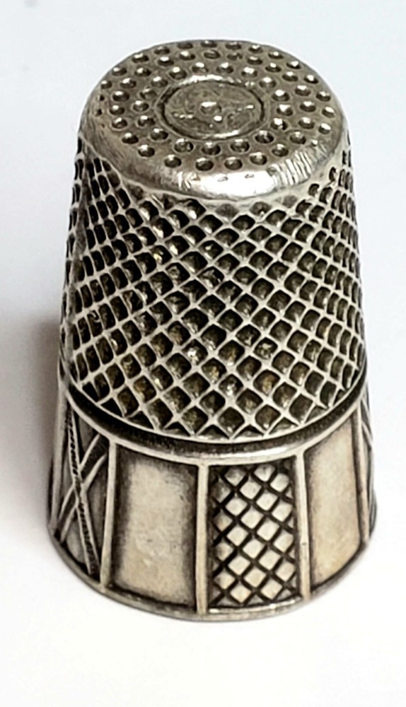 Antique 925 Sterling Silver Thimble 1"
