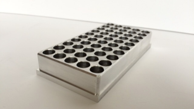 6mm PPC Ammo Reloading Block Solid Aluminum 50 rounds