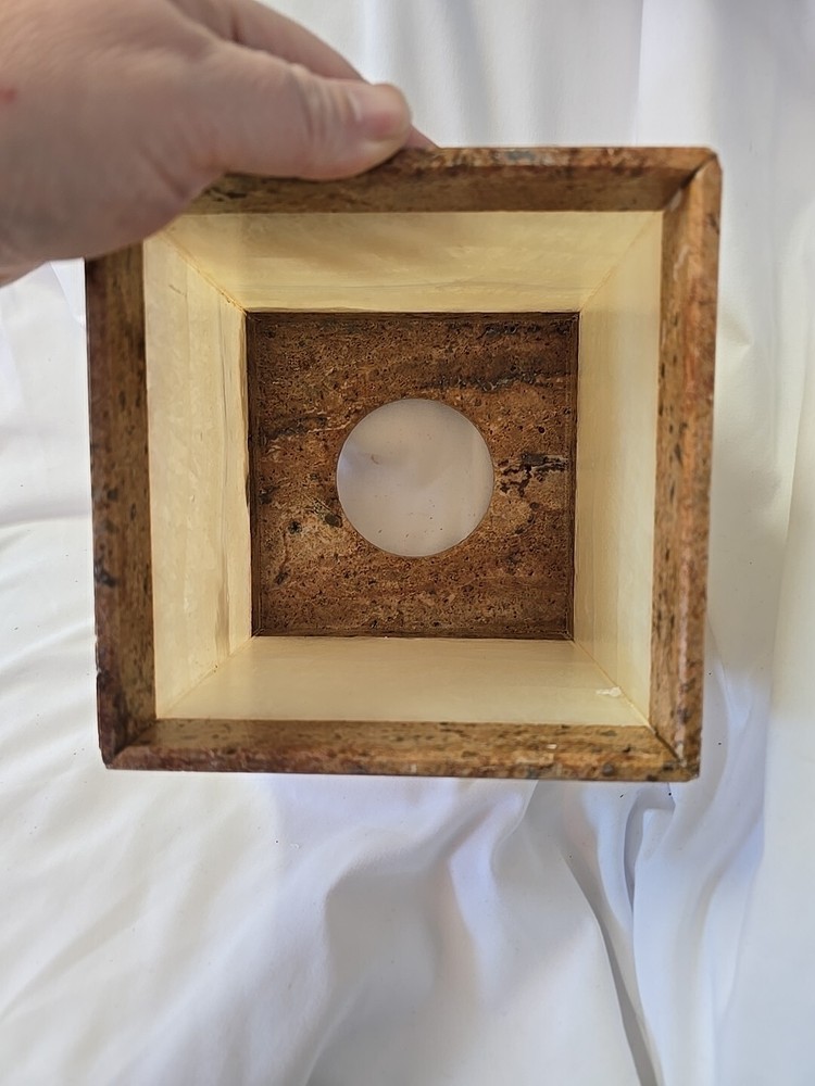 Quartz & Marble Tissue Cover Heavy Beautiful Great Shape
