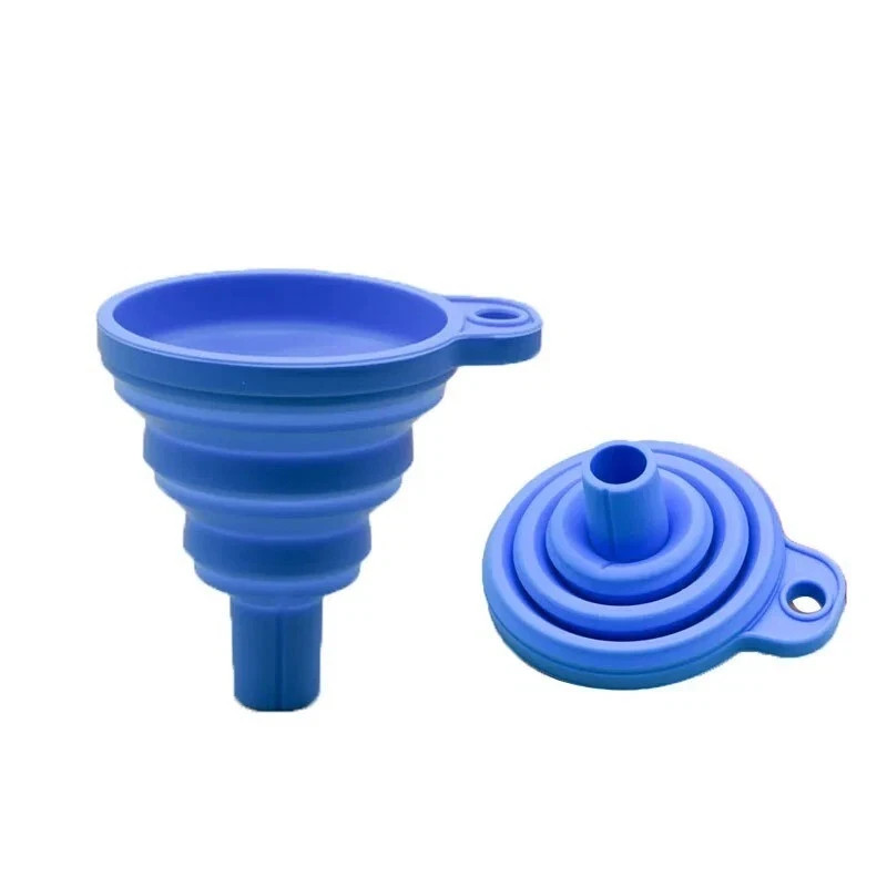 Foldable Car Engine Funnel Silicone Liquid Funnel Washer Engine Oil Petrol