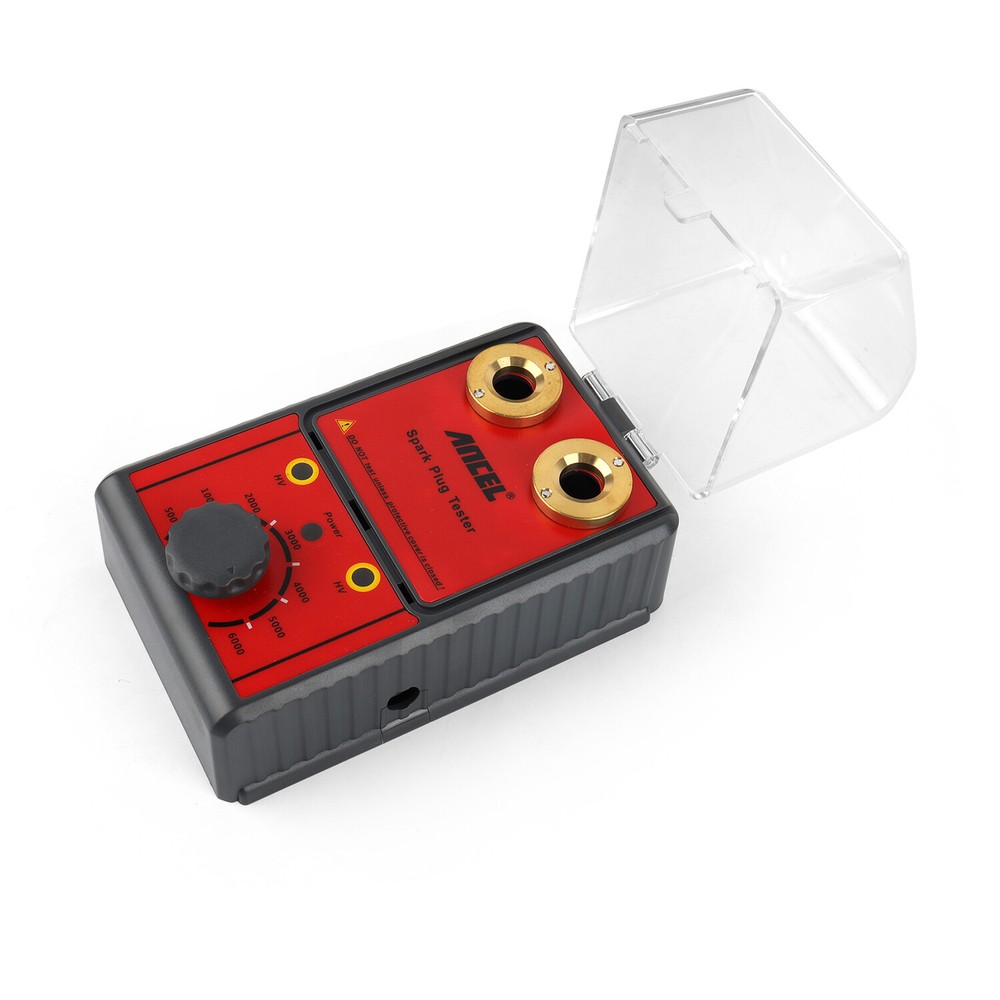 Spark Plug Tester Dual Hole Diagnostic Tool 12V Gasoline Ignition Plug Analyzer