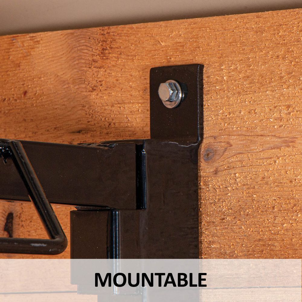 Easy-Up Mounted Saddle Racks | Storage Solution | Color Black | Various Style