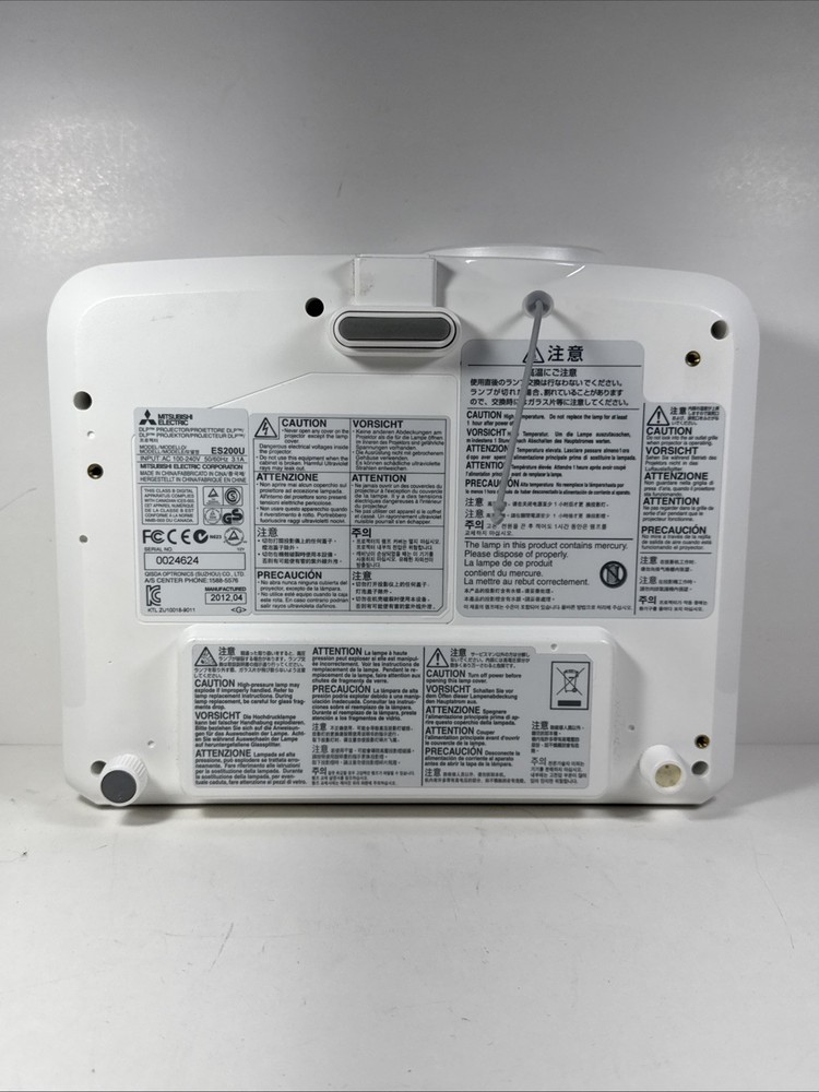 Mitsubishi Projector Model ES200U Tested Working