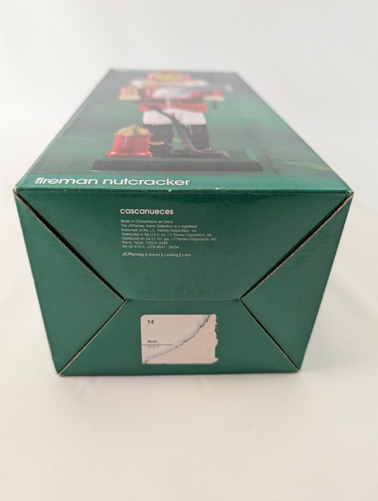 JCPenney Home Collection 14” Fireman Nutcracker 2004