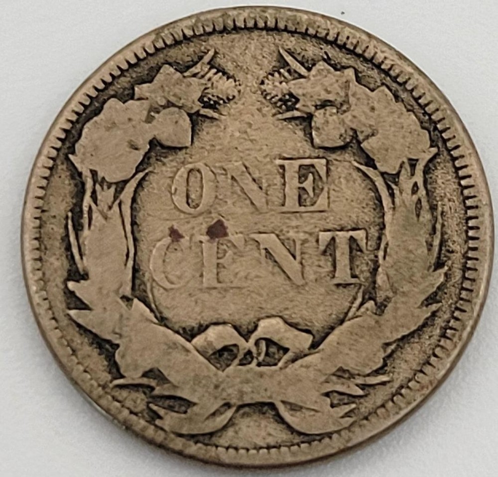 1857 US FLYING EAGLE PENNY G DETAILS