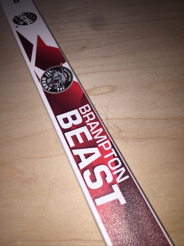 New ECHL Brampton Beast MINI HOCKEY STICK