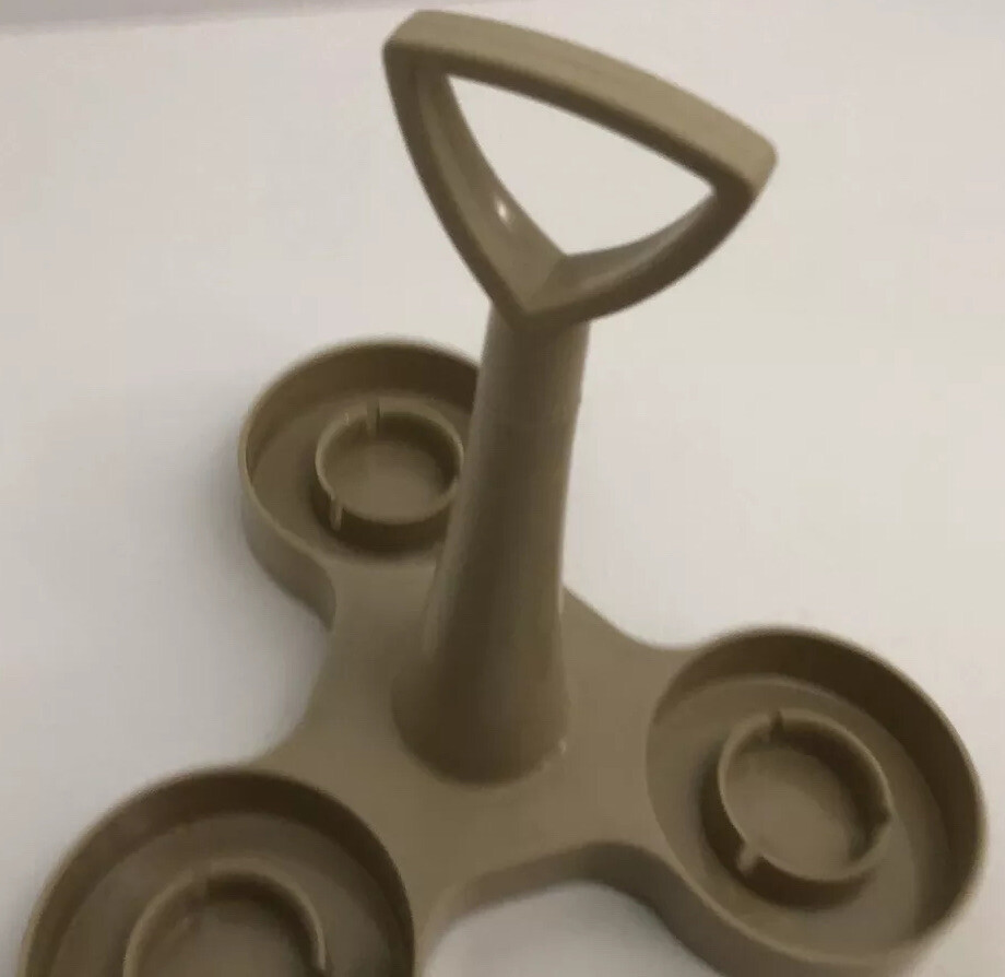 Tupperware Almond Tan Condiment Keeper Carrier Replacement Only #757-1