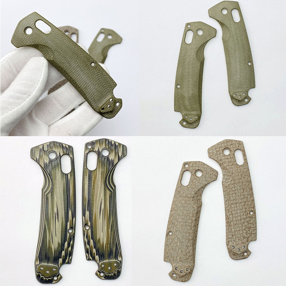 2PC Handle Patch G10 Micarta Blade Scales Fit For Benchmade North Fork Knife