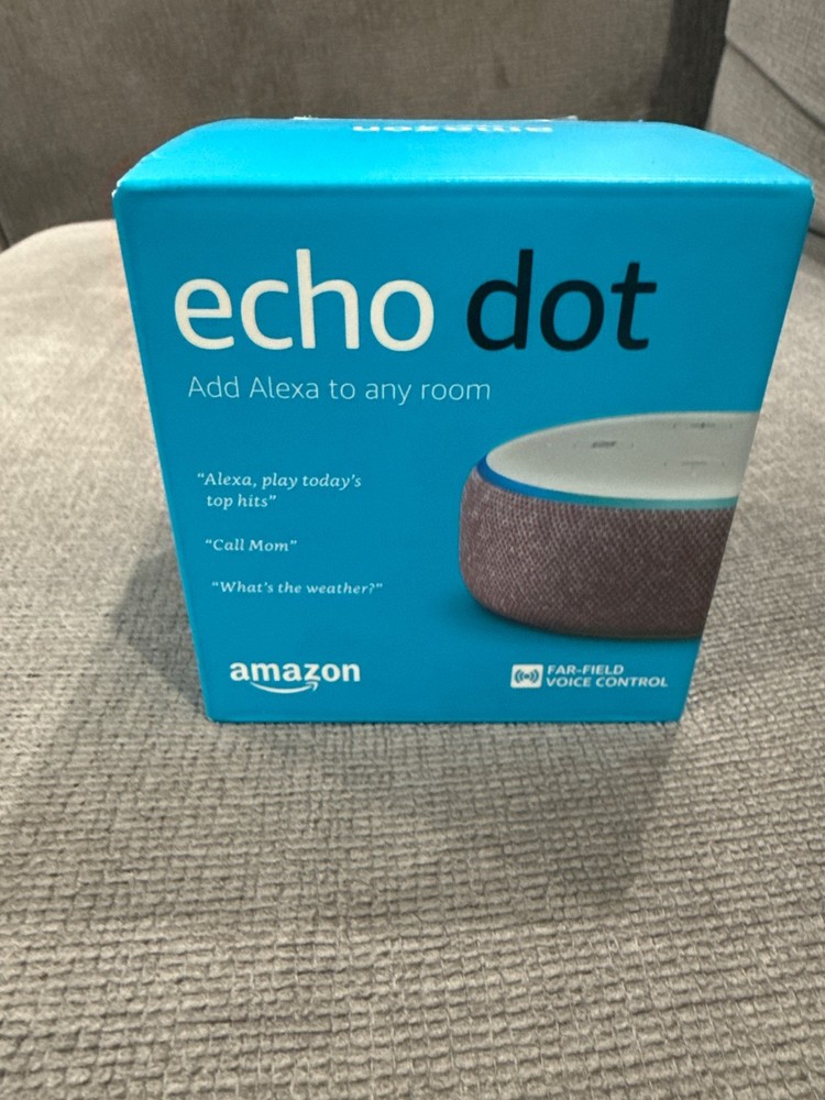 Amazon Echo Dot (3rd Gen) Smart Speaker with Alexa Gray NEW SEALED
