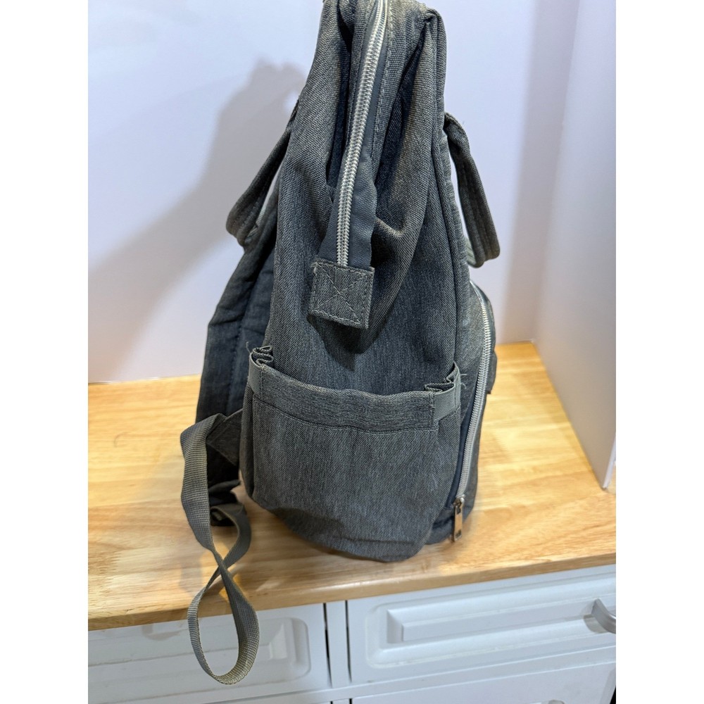 Dodo Babies Diaper Bag Backpack – Gray – Excellent Condition
