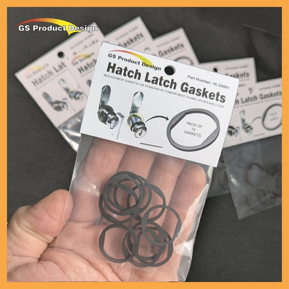 HATCH LATCH GASKETS Rubber Gasket for RV Storage compartment door Levers/locks