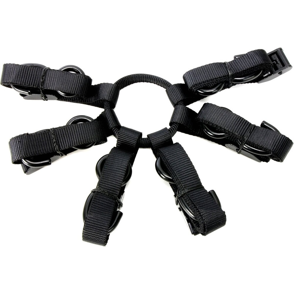Moose Black Cargo Straps - O10-6745