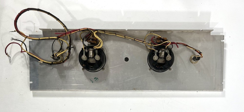General Electric Transmitter/Receiver Voltmeter Faceplate NP185202, Test Equip