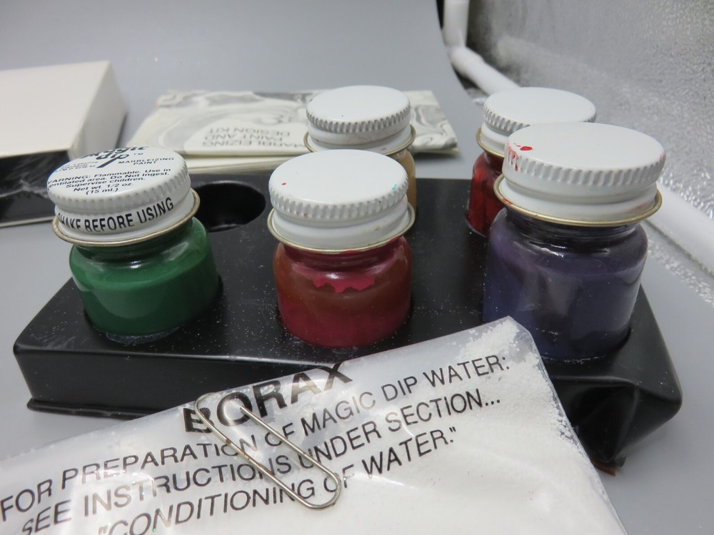OPEN VINTAGE 1994 MAGIC DIP MARBLEIZING PAINT DESIGN KIT VHS LATHAM STUDIOS