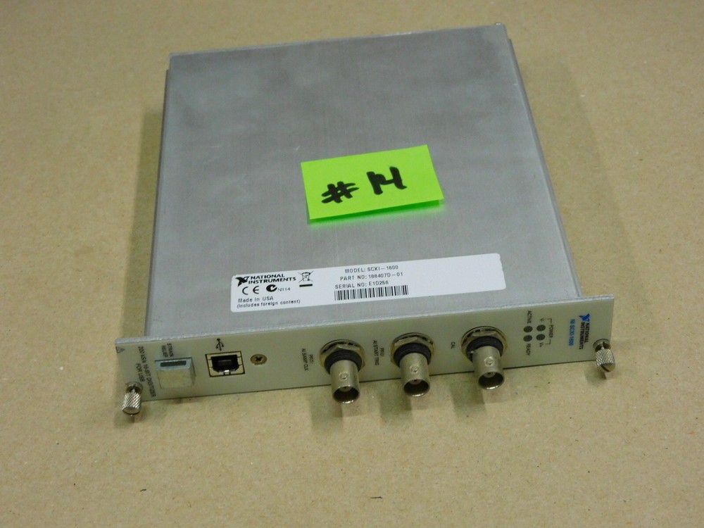 National Instruments SCXI-1600 Digitizer Module LOT # 14