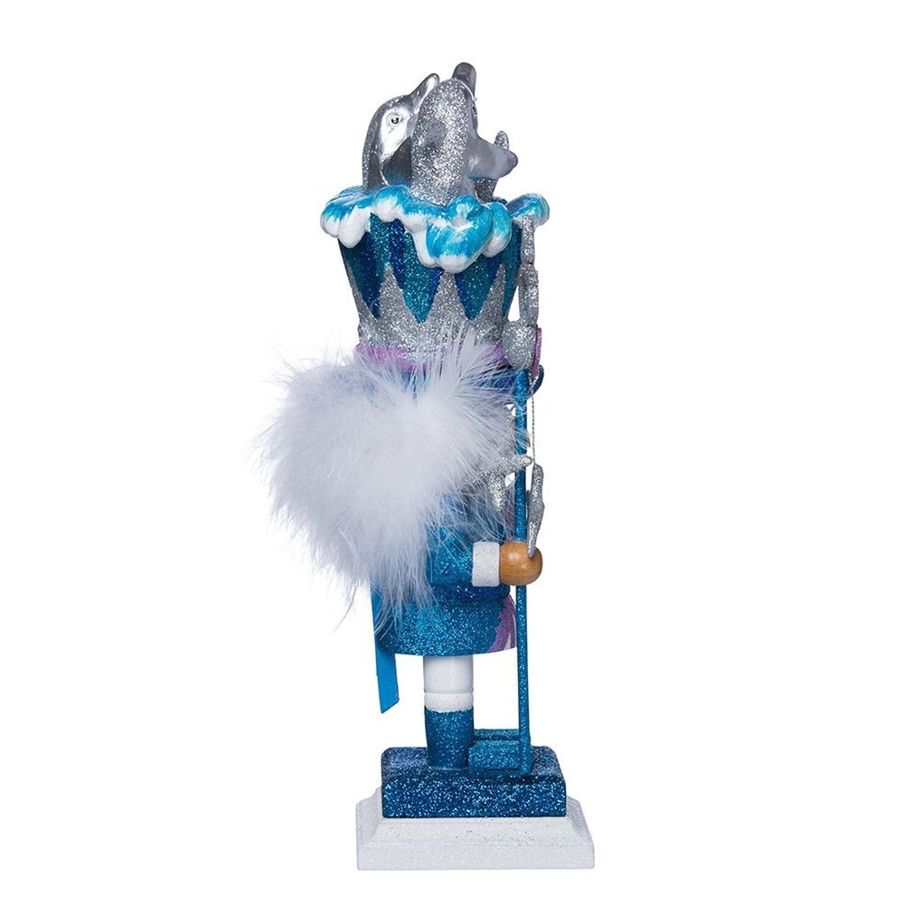 Kurt Adler Hollywood Dolphin Nutcracker, 12-Inch