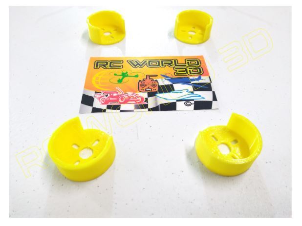 QUADCOPTER BRUSHLESS MOTOR MOUNT/BASE PROTECTOR 4PCS 3D PRINTED PLA HI-PRO