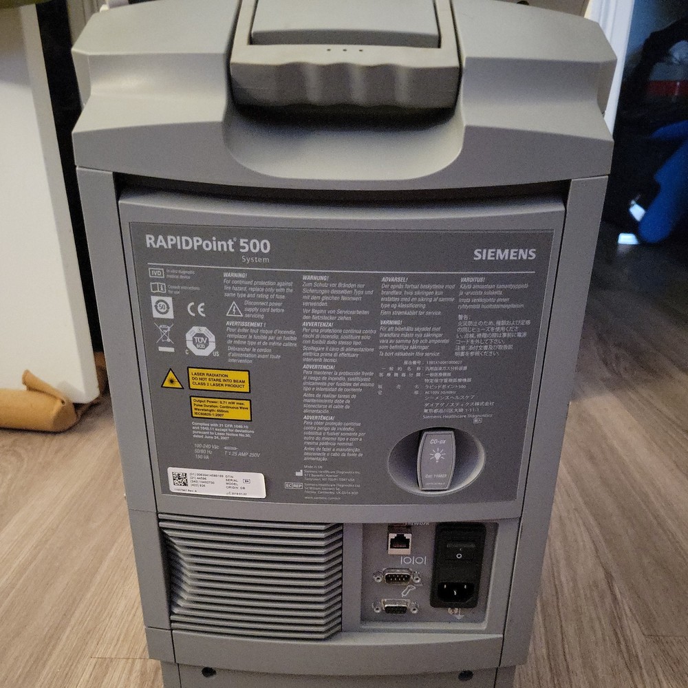 Siemens RAPIDPOINT 500 System (Password)