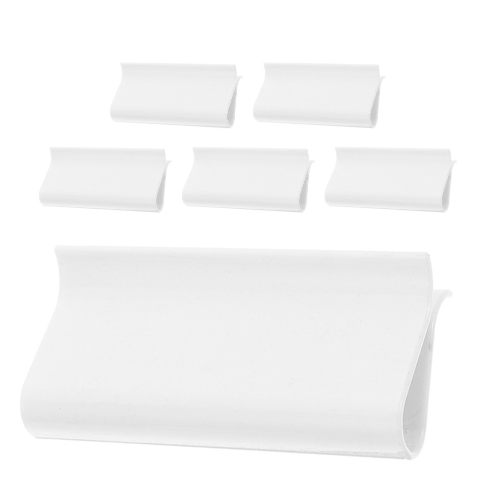 6 Pcs Plastic Roller Shade Clips Blinds Pull Accessories Hotel Pulls