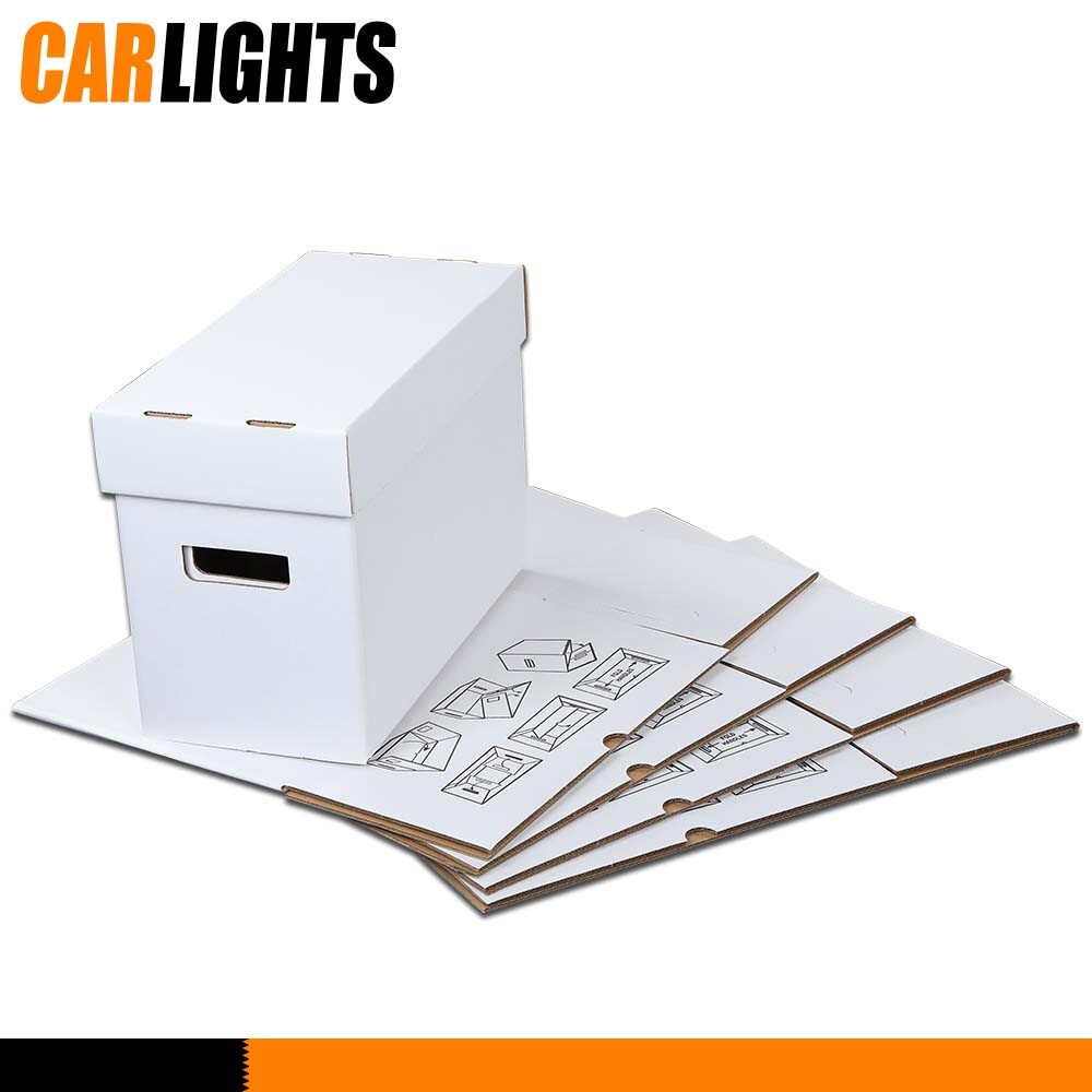 150-175 Comics New High Quality White Short Comic Book Storage Boxes Holds 5pcs