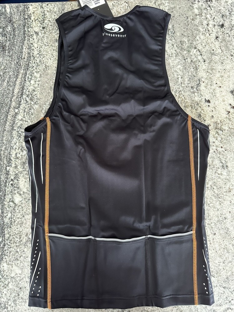 Blueseventy TX2000 Singlet, Mens Small, Black
