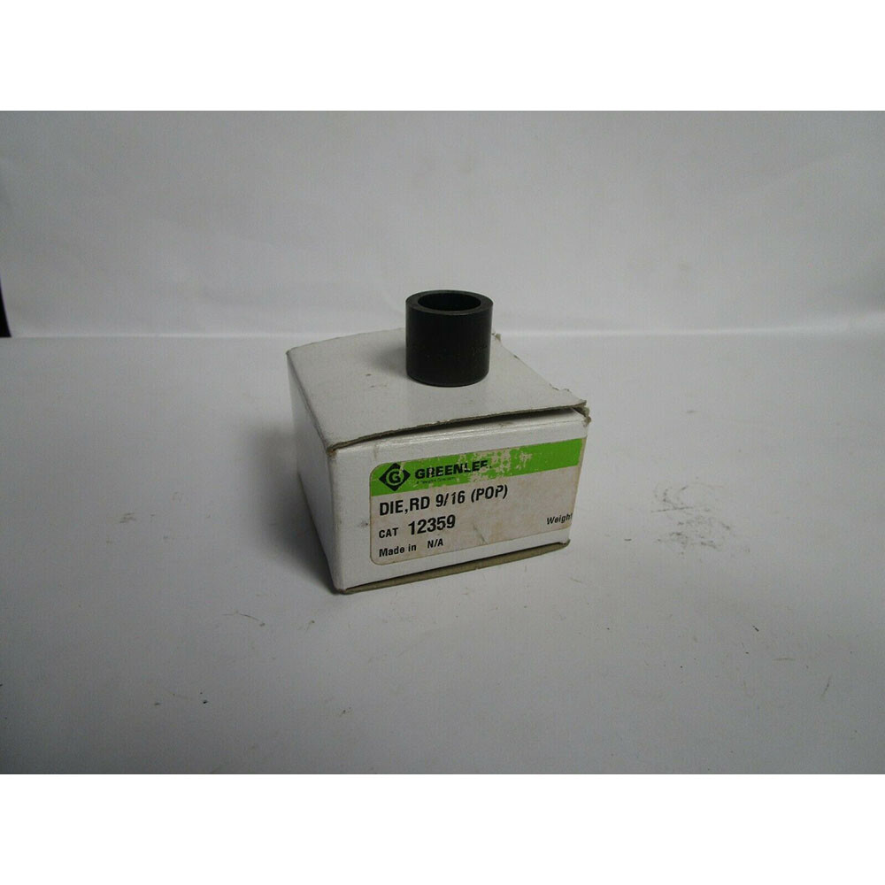 GREENLEE 12359 DIE, RD 9/16 (POP)
