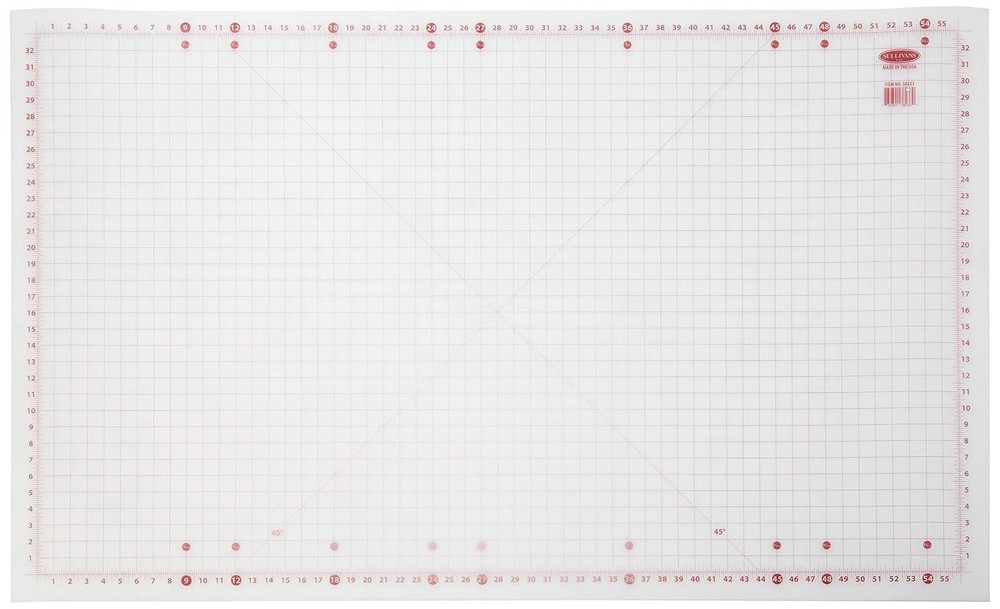 36"x59" Cutting Mat for Home Hobby Table, White