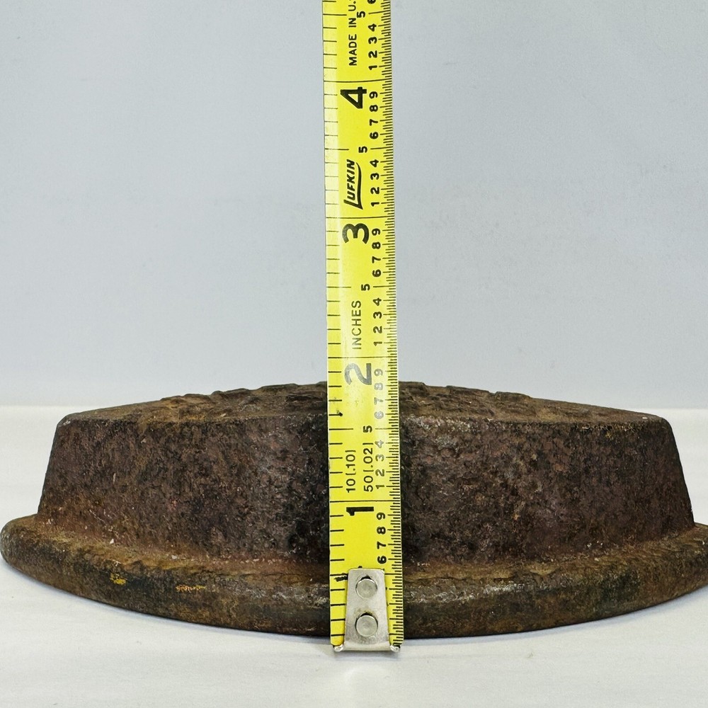Vintage ASBESTOS 72-B SAD IRON, No Handle, As Pictured