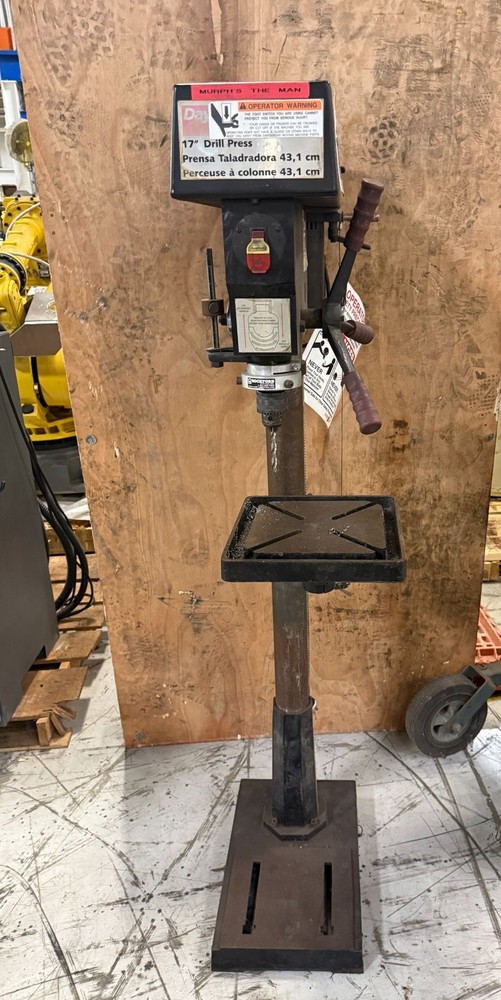 DAYTON 3Z19E 17" DRILL PRESS USED