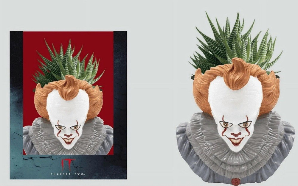 Pennywise IT Chapter Two Clown Stephen King IT Ceramic Mini Planter Decoration