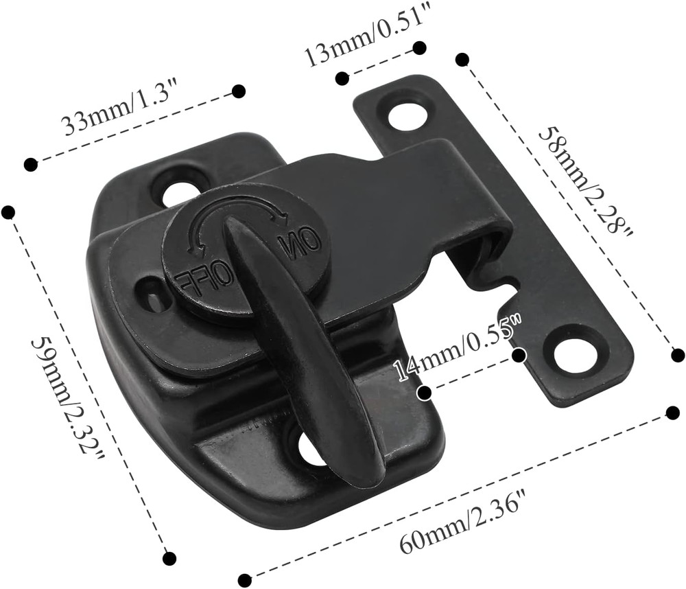 4 Pieces Metal Dining Table Locks Dining Training Table Buckles Latches Table Co