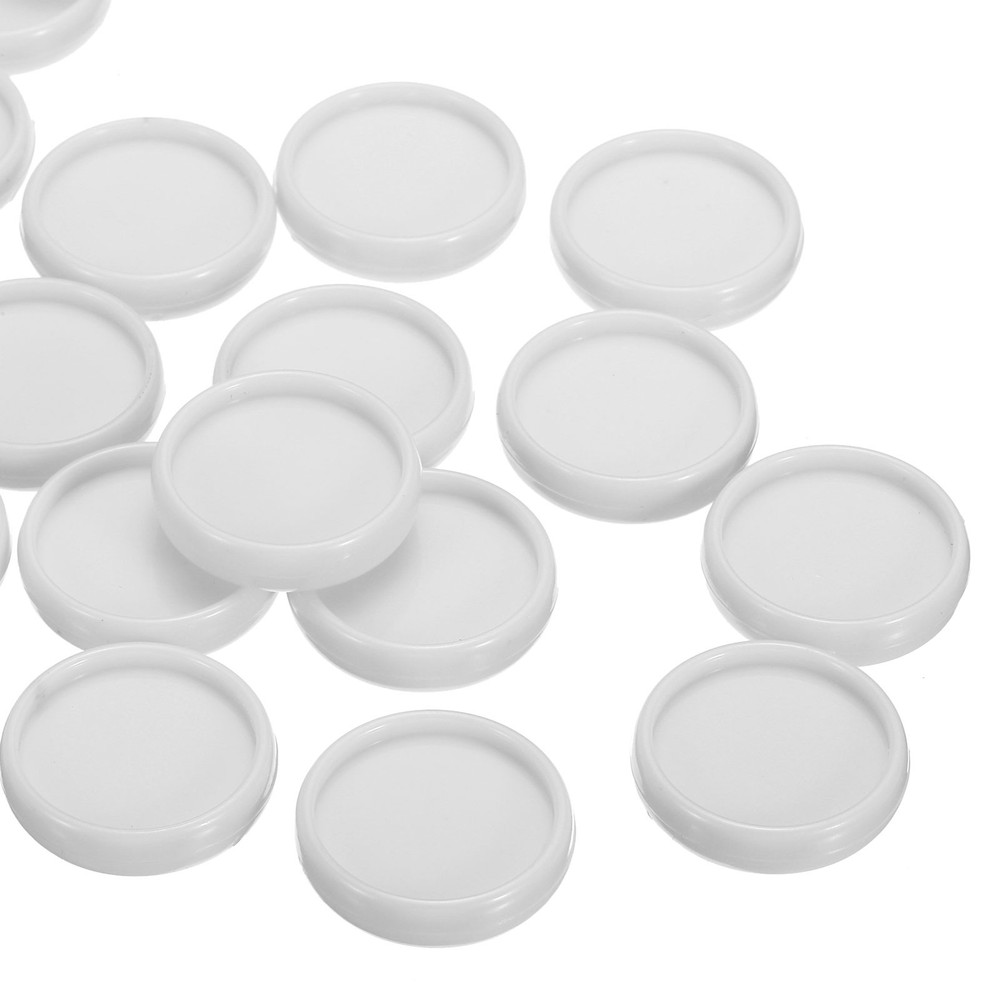 24mm Book Binding Discs 33pcs Discbound Expansion Discs Round, White