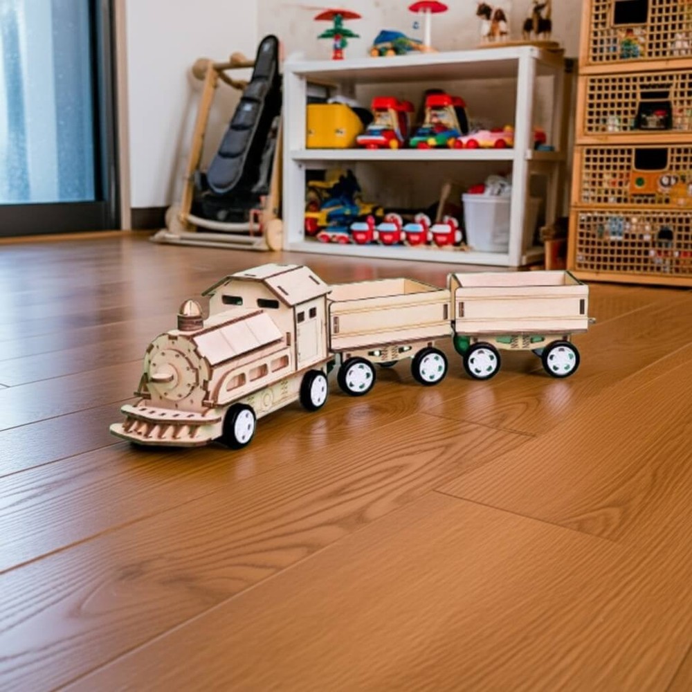 Kitsville Educational STEM Toy, Train DIY Kit