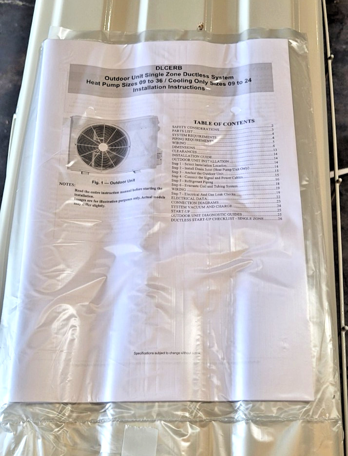 ICP 9000btu Mini Split Condenser