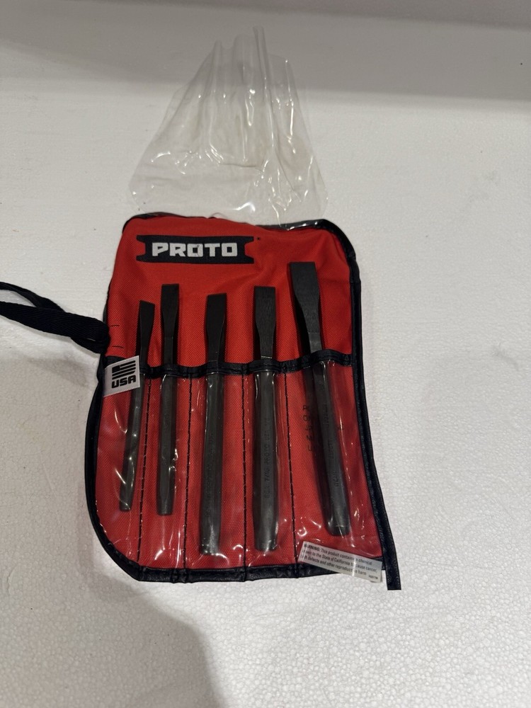 Stanley Proto J86CS2 Proto 5PC Cold Chisel Set