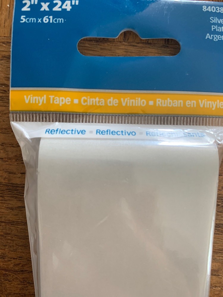 2”24” Reflective Silver Vinyl Tape