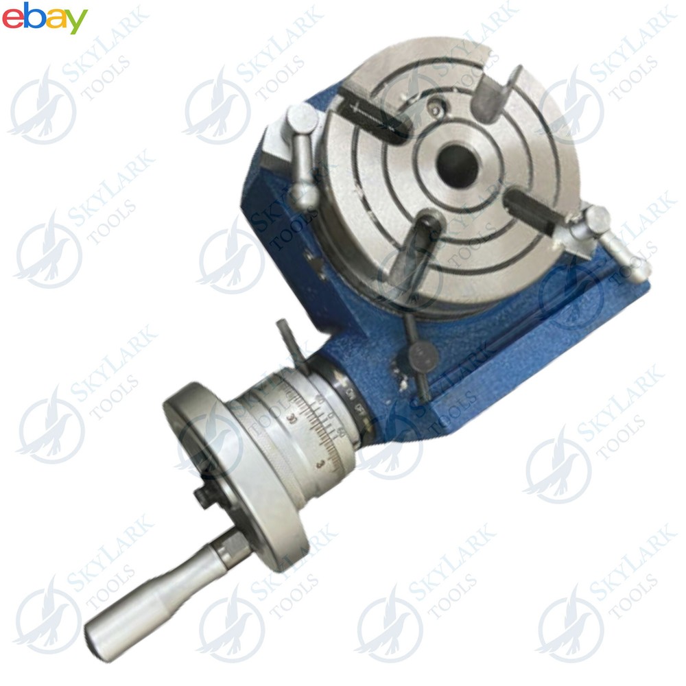 Precision Horizontal And Vertical 4" Rotary Table 3 Slot Skylark Tool
