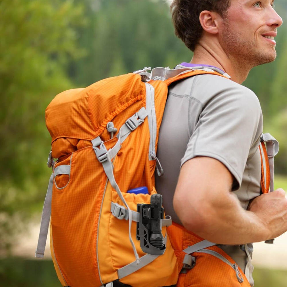 Flashlight Holster 360° Rotatable Torch Case Quick Release Flashlight Holder