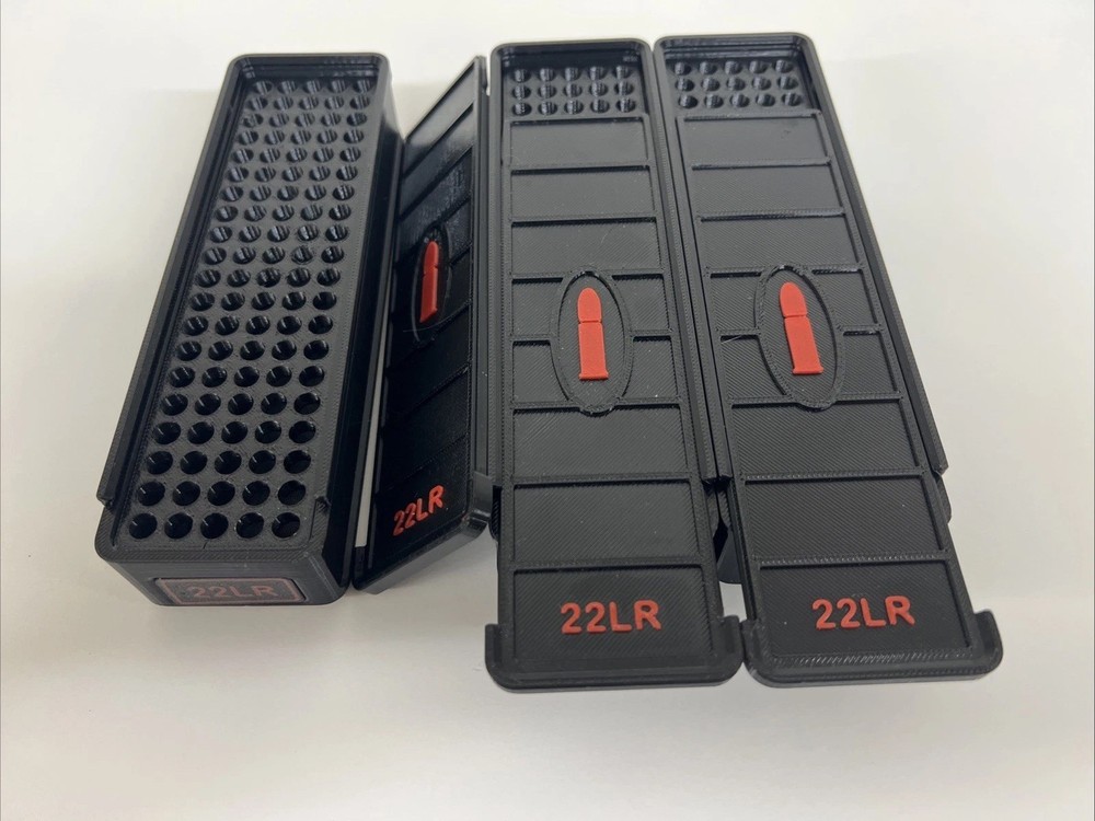 22LR Ammo Box 100rd Capacity (3 Pack)