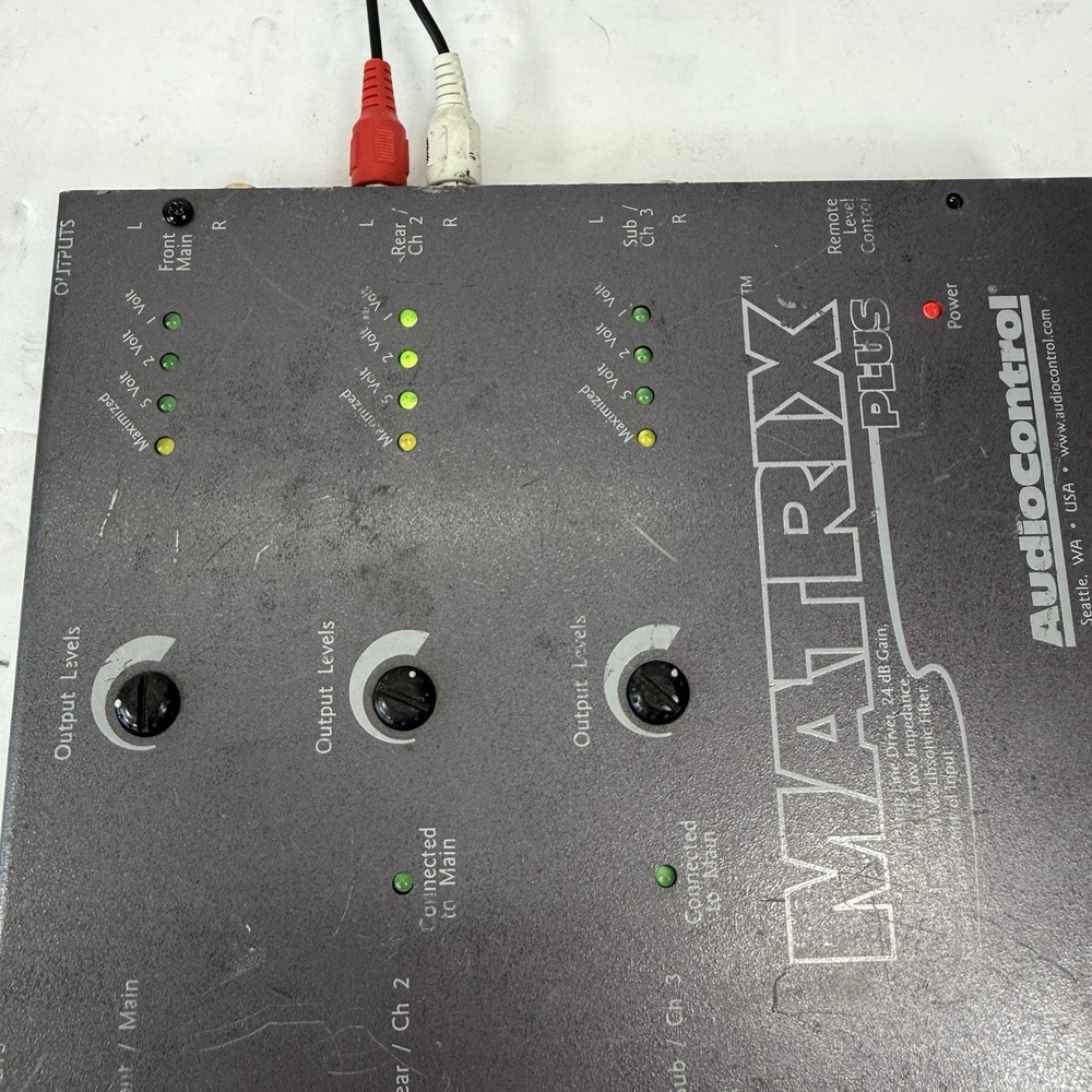 (READ) AudioControl Matrix Plus 6ch High-Gain Active Line Driver Audio Processor